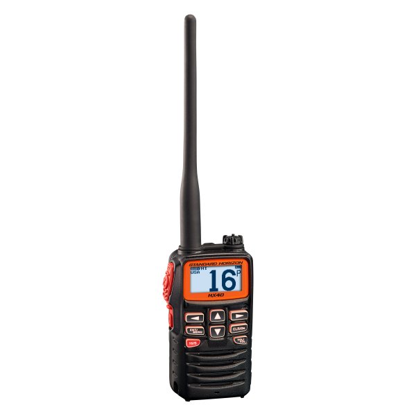 Standard Horizon® - HX40 6W RF Black Handheld VHF Radio