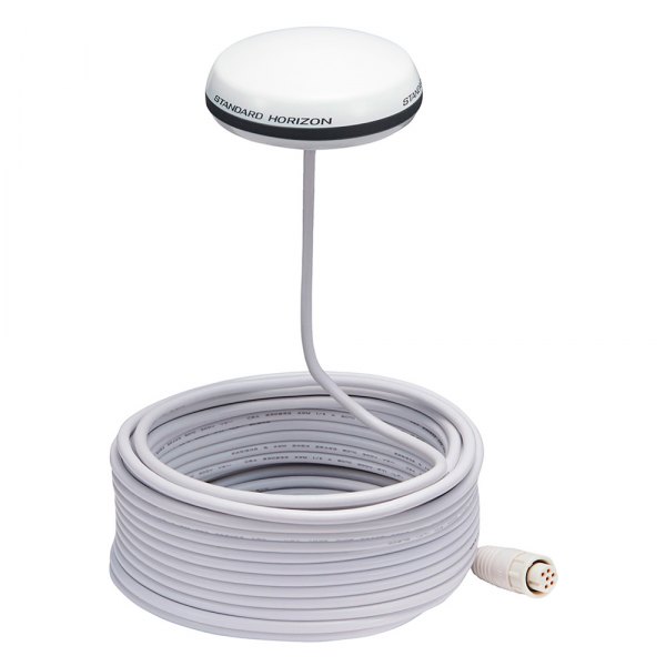 Standard Horizon® - White GPS Antenna with 49' Cable