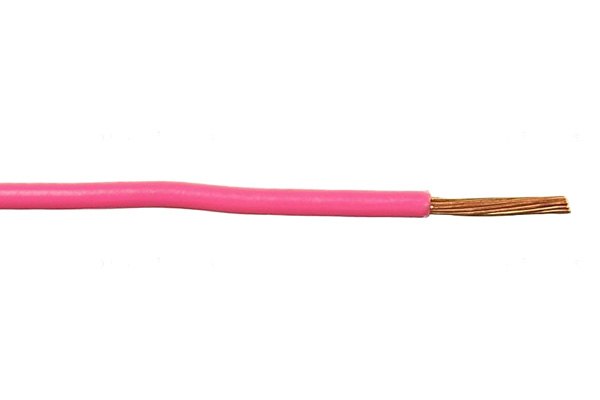 Standard® - 14 AWG 25' Pink Temperature Primary Wire