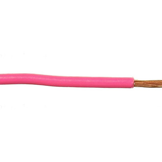 Standard® - 14 AWG 25' Pink Temperature Primary Wire