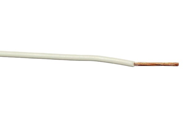 Standard® - 18 AWG 50' White Temperature Primary Wire