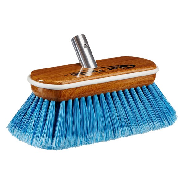 Image may not reflect your exact product!Star Brite® - Premium 8" L Blue Medium Wood Block Wash Brush with Bumper