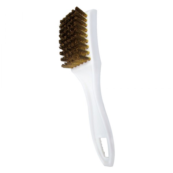 Image may not reflect your exact product!Star Brite® - Plastic Small Utility Brush with Brass Bristles