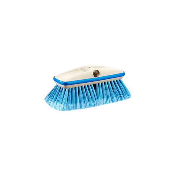 Image may not reflect your exact product!Star Brite® - Premium 8" L Plastic Blue Medium Block Wash Brush with Bumper