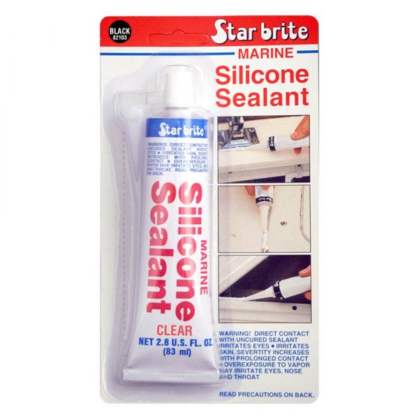 Star Brite® - Marine 2.8 oz. Black Silicone Sealant