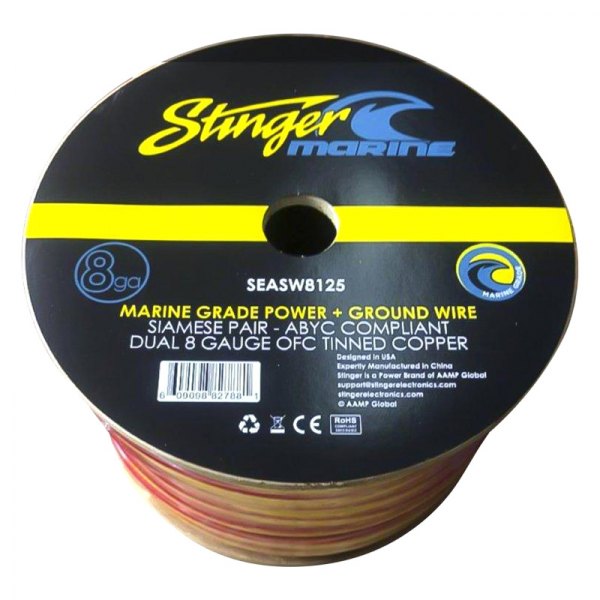 Stinger® - 8 AWG 125' Power/Ground Wire