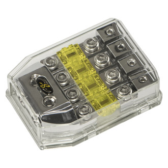 Stinger® - HPM Series MIDI Fuse Holder (2 x 0/1 AWG, 4 x 4 AWG or 4 x 8 AWG In/Out)