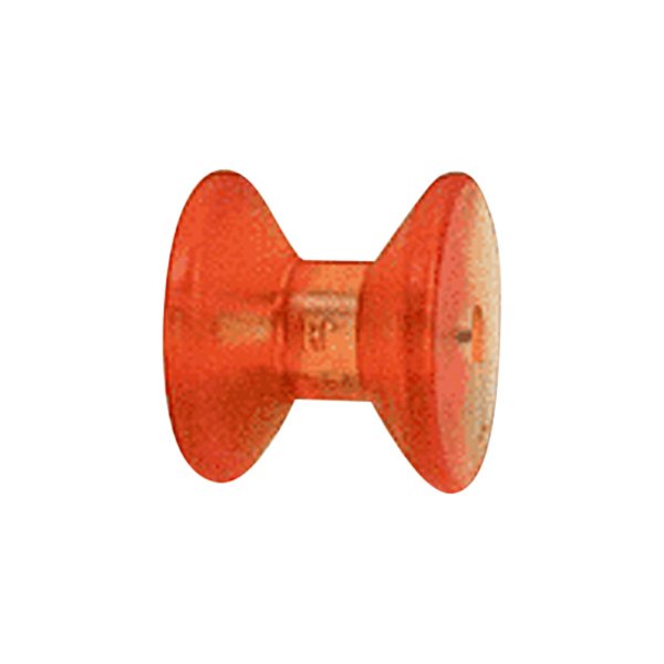 Stoltz® - 3" L Orange Polyurethane Bow Stop Roller for 1/2" Shaft