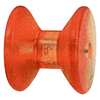Stoltz® - 3" L Orange Polyurethane Bow Stop Roller for 1/2" Shaft