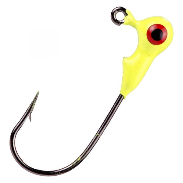 Strike King® - Mr. Crappie™ 1/32 oz. #2 Chartreuse Jig Heads