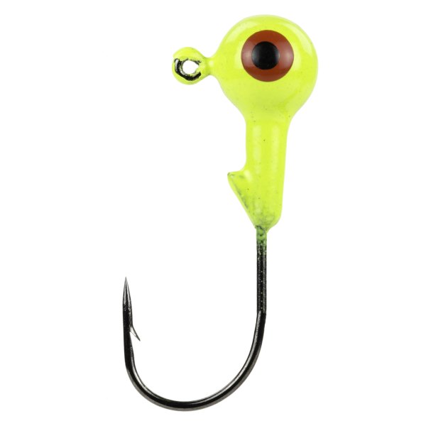 Strike King® - Mr. Crappie™ 1/8 oz. #2 Chartreuse Jig Heads