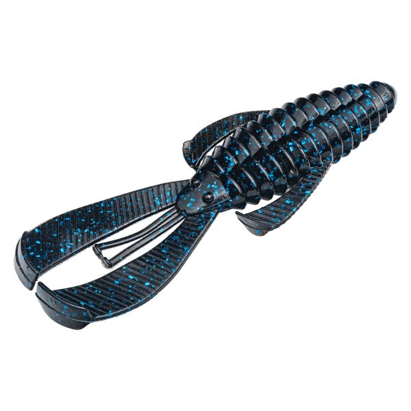 Strike King® - Rage Bug Craw 4" Black/Blue Soft Baits