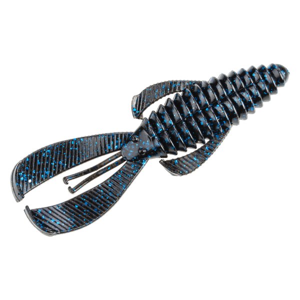 Strike King® - Magnum Rage Bug Craw 4.5" Black/Blue Soft Baits
