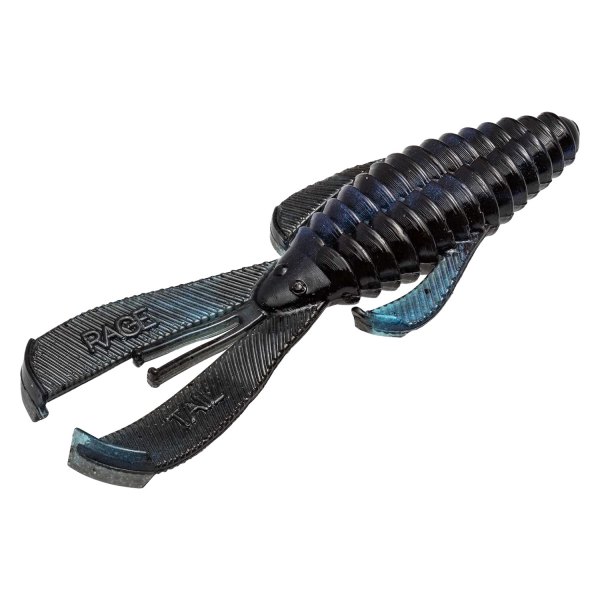 Strike King® - Rage Bug Midsize 3.38" Black Blue Swirl Soft Baits