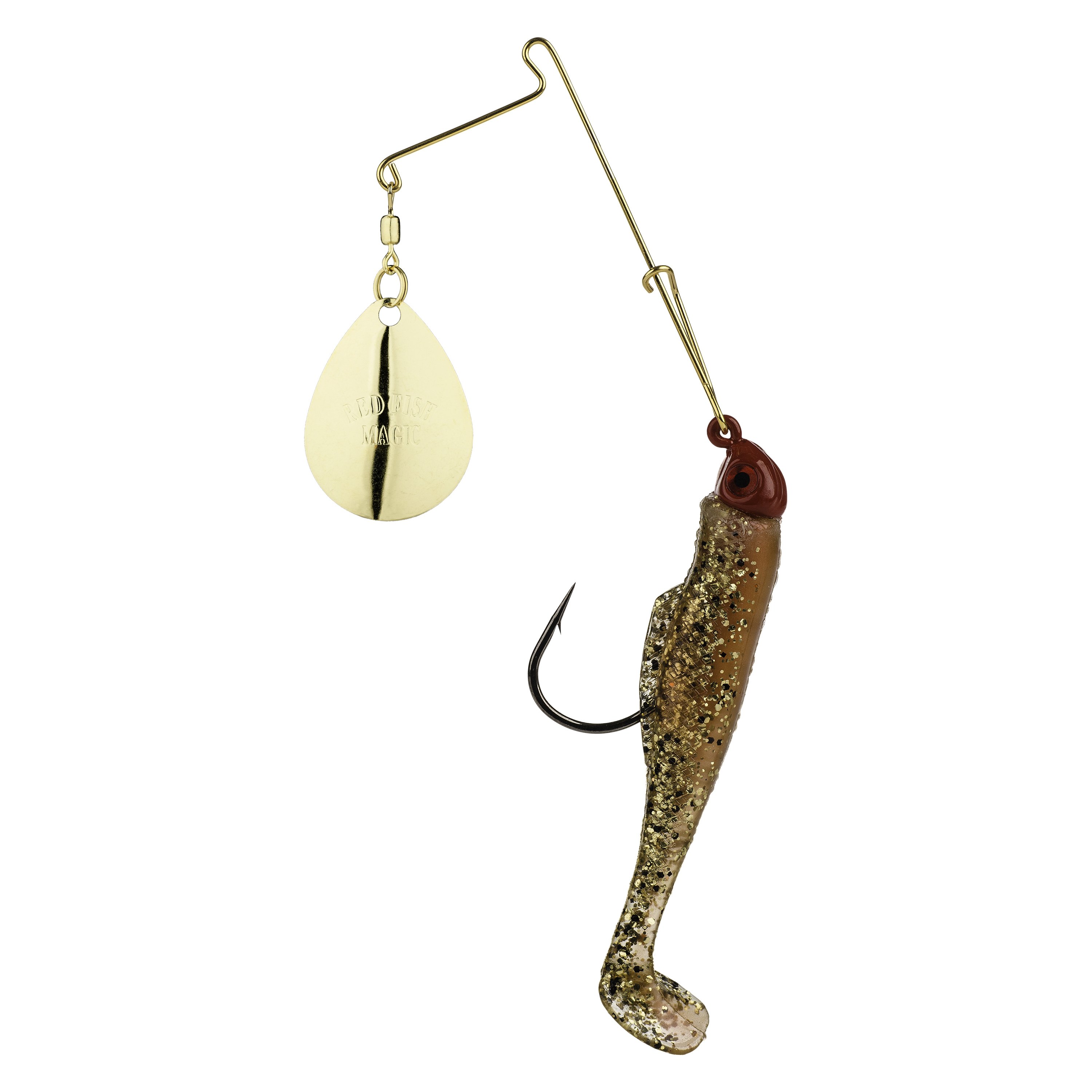 Strike King® RMG14-160 - Redfish Magic 1/4 oz. New Penny Saltwater Spinner  Wire Bait 