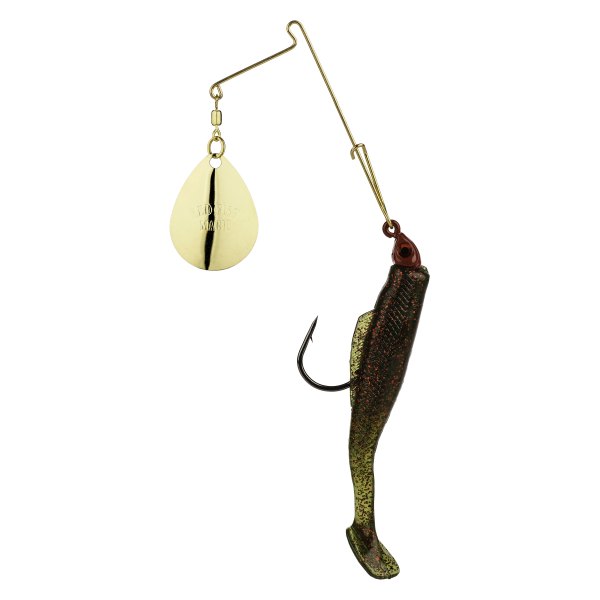 Strike King® - Redfish Magic 1/8 oz. Avocado/Red Head Saltwater Spinner Wire Bait