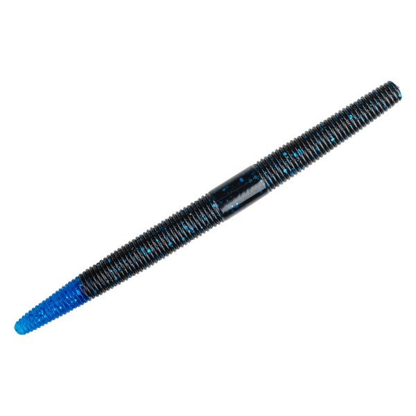 Strike King® - Shim-E-Stick 5" Black-Blue with Blue Tip Soft Baits