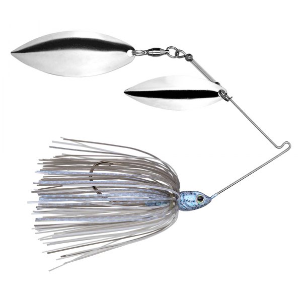 Strike King® - Tour Grade 2nd Gen Double Willow 1/2 oz. Blue Glimmer Wire Baits