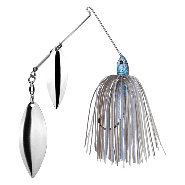 Strike King® - Tour Grade 2nd Gen Double Willow 3/4 oz. Blue Glimmer Wire Baits