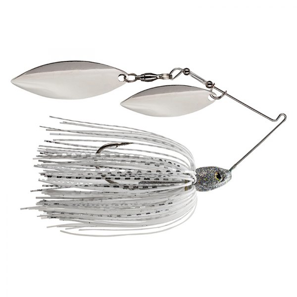 Strike King® - Tour Grade Compact Double Willow 1/2 oz. White Chart Wire Baits