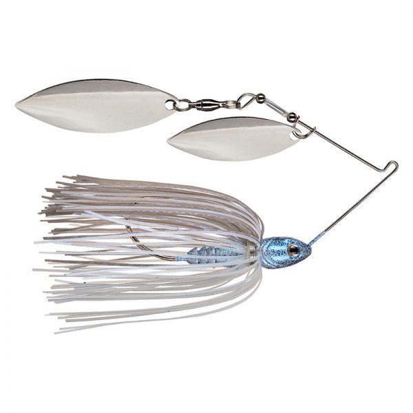 Strike King® - Tour Grade Compact Double Willow 1/2 oz. Blue Glimmer Wire Baits