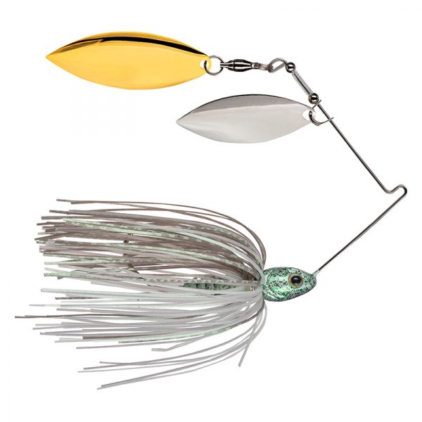 Strike King® - Tour Grade Compact Double Willow 1/2 oz. Green Glimmer Wire Baits