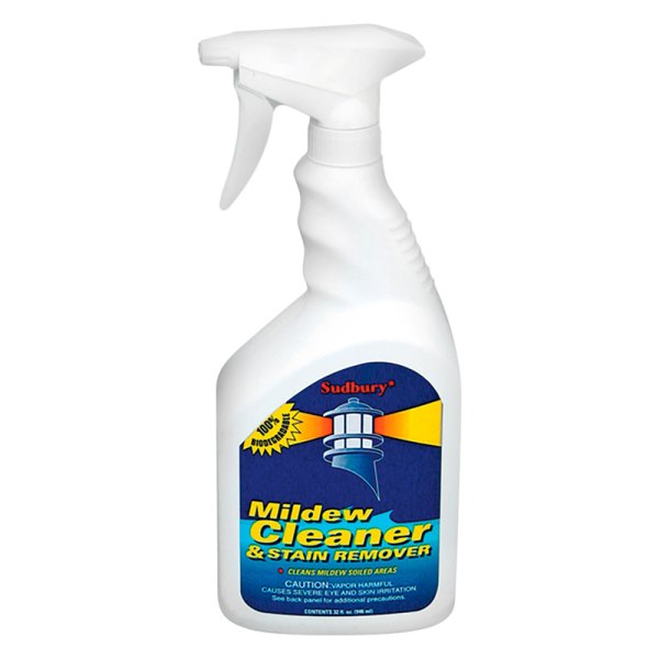 Sudbury Boat Care® - 1 qt Mildew & Stain Cleaner & Remover, 12 Pieces