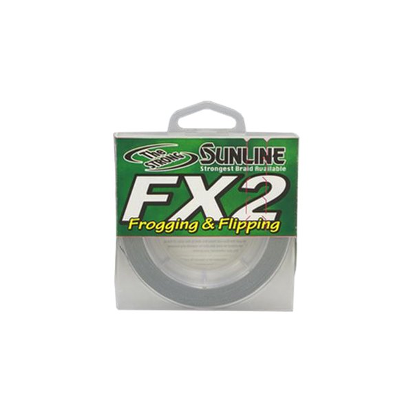 Sunline® - FX2 125 yd 50 lb Dark Green X8 Braided Fishing Line