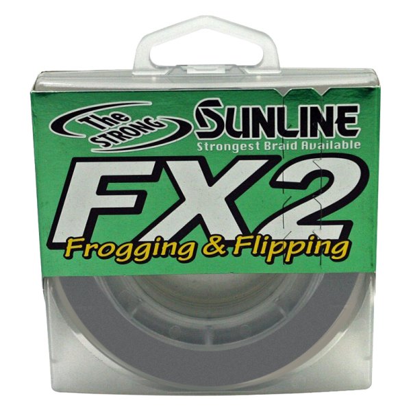 Sunline® - FX2 125 yd 60 lb Dark Green X8 Braided Fishing Line