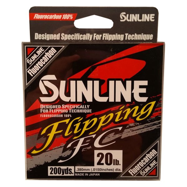 Sunline® - Flipping 200 yd 16 lb Clear/Hi-Vis Yellow Fluorocarbon Line