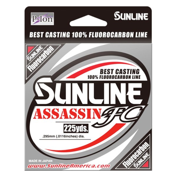 Sunline® - Assassin 225 yd 15 lb Clear Fluorocarbon Line