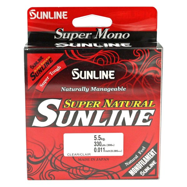 Sunline® - Super Natural 330 yd 6 lb Clear Monofilament Line