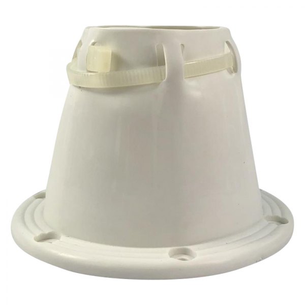 T-H Marine® - 4-1/2" O.D. White Vinyl Motor Gas/Oil Cable Boot