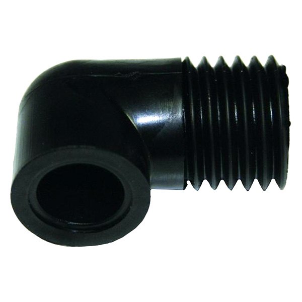 T-H Marine® - Black Adjustable Flow Head with Fitting for 1-1/8" Hose