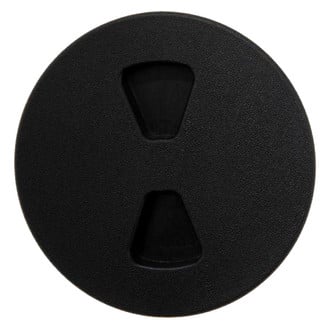 T-H Marine® - Sure-Seal™ 5-3/4" O.D. x 4" I.D. Black Screw-Out Deck Plate