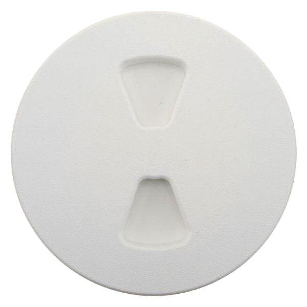 T-H Marine® - Sure-Seal™ 5-3/4" O.D. x 4" I.D. Polar White Screw-Out Deck Plate
