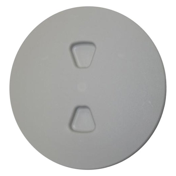 T-H Marine® - Sure-Seal™ 8" O.D. x 6" I.D. Light Gray Screw-Out Deck Plate