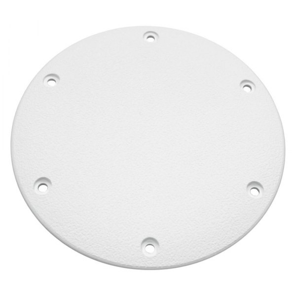 T-H Marine® - Designer Series™ 6" O.D. x 5-1/8" I.D. White Screw-Down Deck Plate