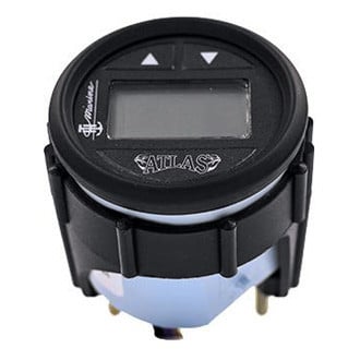 T-H Marine® - Atlas™ 2.06" Black Dial In-Dash Mount Jackplate Gauge Kit for 6" to 14" Models