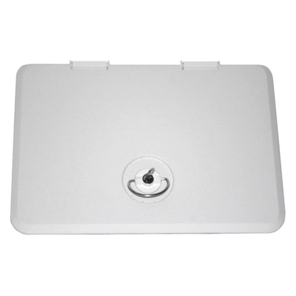 T-H Marine® - Sure-Seal™ 12-5/8" L x 8-3/4" W Dark Gray Rectangular Locking Access Hatch