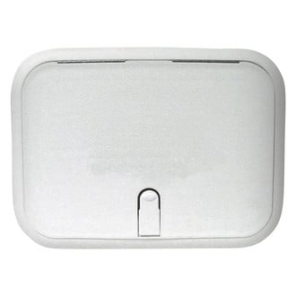 T-H Marine® HDSS-1115-2 - Designer Series™ 12-1/8" L x 8-1/4" W Polar White Rectangular Non-Locking Hatch