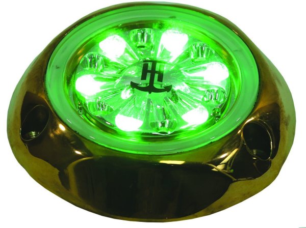T-H Marine® - Gen1 Series 3-7/8" Green Bronze Surface Mount Underwater LED Light