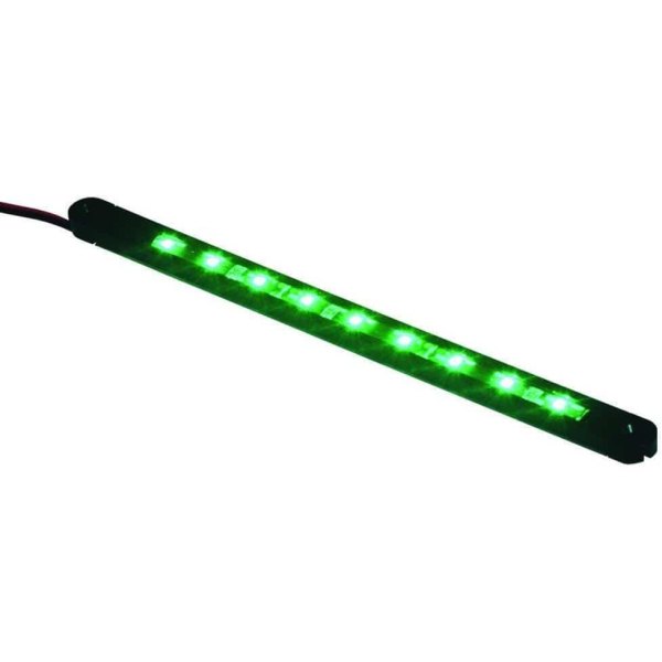 T-H Marine® - 4"L 12V DC Green Surface Mount LED Light Bar