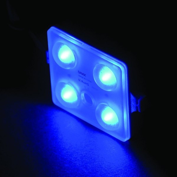 T-H Marine® - 2"L x 1.51"W 12V DC Blue Surface Mount LED Courtesy Light
