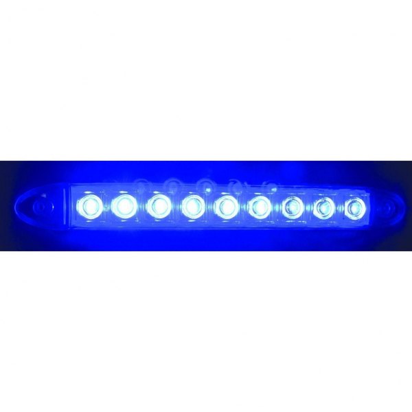 T-H Marine® - 12V DC Blue Surface Mount LED Light Bar