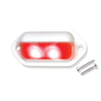 T-H Marine® LED-51818-DP - 2.6"L x 1.3"W 12V DC 15lm Red Surface Mount Companion Way LED Courtesy Light