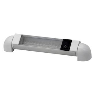 T-H Marine® - 6"L 12V DC Cool White Surface Mount LED Light Bar with Switch
