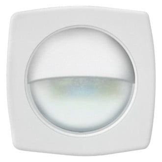 T-H Marine® - 2.25"L x 2.25"W 12V DC White Recessed Screw Mount Companion Way Hidden Fasteners LED Courtesy Light