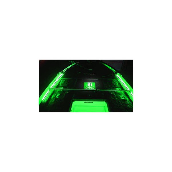 T-H Marine® - 12V DC Green Surface Mount LED Strip Light Kit