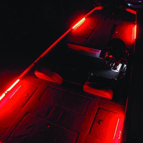 T-H Marine® - 12V DC Red Surface Mount LED Strip Light Kit